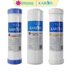 Bộ 3 lõi lọc nước Karofi số 1 2 3 Smax Duo