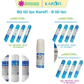 Bộ lõi lọc nước Karofi - 8 lõi lọc