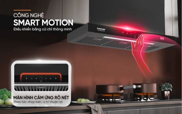 Máy hút mùi âm tủ Sunhouse SHB 5HMV9TURBO