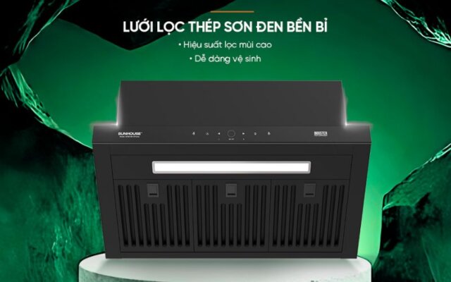 máy hút mùi bếp Sunhouse SHB 5HMV9TURBO