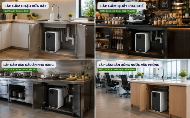 Máy lọc nước kangaroo hydrogen KG400US