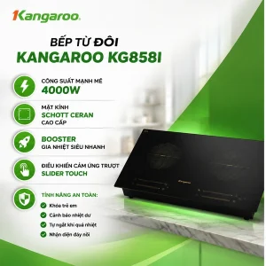 Bếp từ đôi Kangaroo KG858i