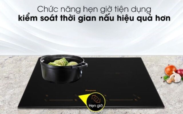 Bếp đôi Kangaroo KG858i