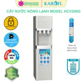 Cây nước nóng lạnh hút bình Karofi HCV208G