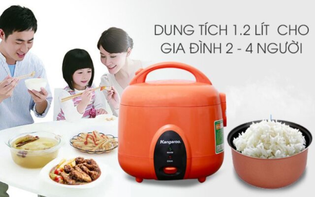 Nồi cơm điện 1.2l Kangaroo KG826S