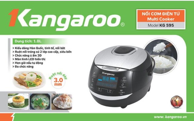 Nồi cơm điện tử Kangaroo KG595