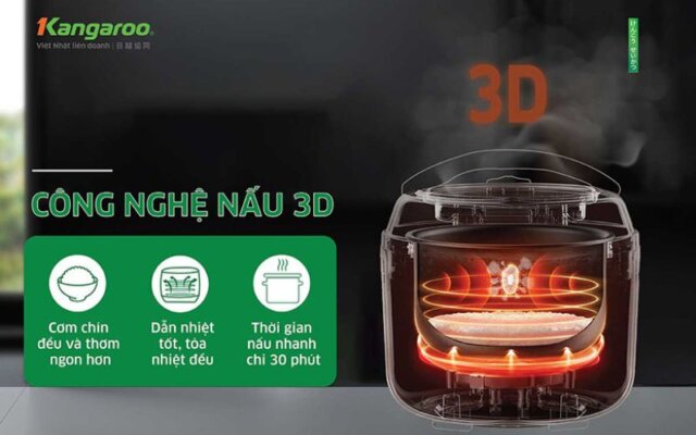 nồi cơm kangaroo KGRC18M3