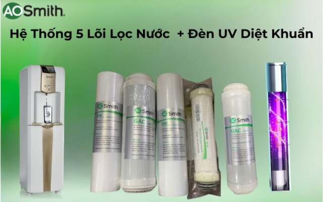 Máy lọc nước A.O. Smith nóng lạnh ADR75-V-ET-1