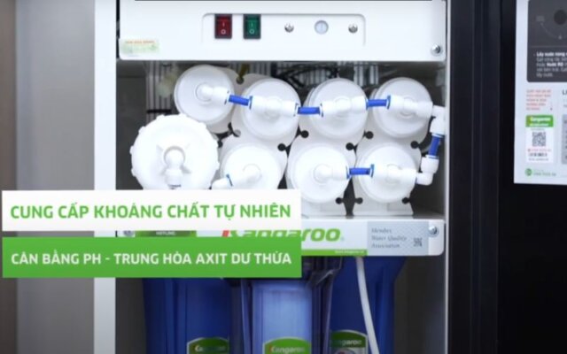 Máy lọc nước nóng lạnh kangaroo KG100EHC