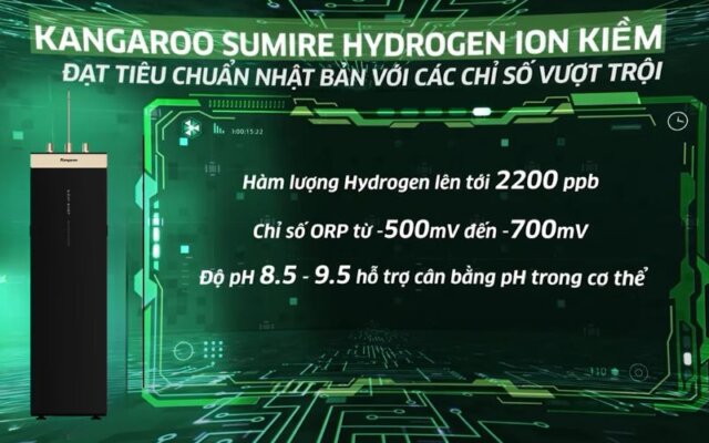 Máy lọc nước hydrogen ion kiềm KGEP13A1