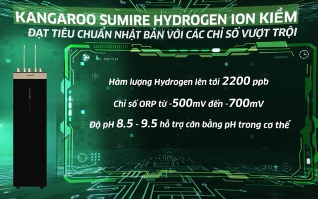 Máy lọc nước điện phân Kangaroo KGHC13A2