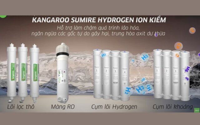 Máy lọc nước hydrogen Kangaroo KGHC13A2