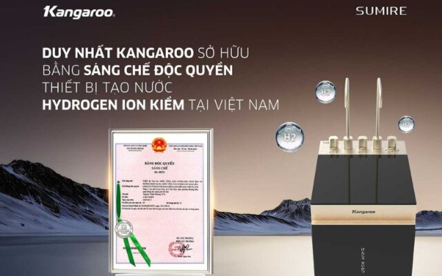 Máy lọc nước hydrogen ion kiềm Kangaroo KGHC13A2