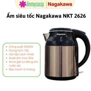 Ấm đun siêu tốc Nagakawa NKT 2626