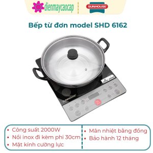 Bếp từ đơn Sunhouse SHD6162