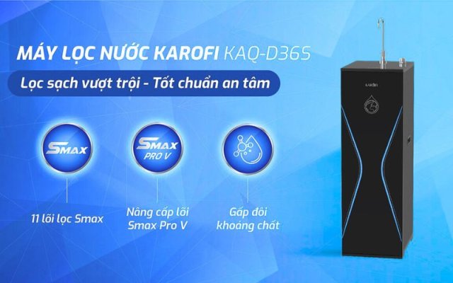 Máy lọc nước Karofi hydrogen KAQ-D36S
