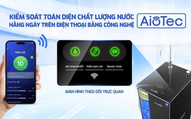 Máy lọc nước thông minh karofi KAQ-L22