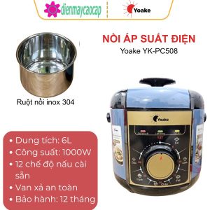 Nồi áp suất điện Yoake YK-PC508