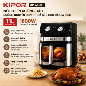 Nồi chiên không dầu Kipor KP-AF633