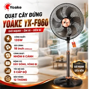Quạt Cây Đứng Yoake YK-F960