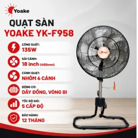Quạt sàn Yoake YK-F958