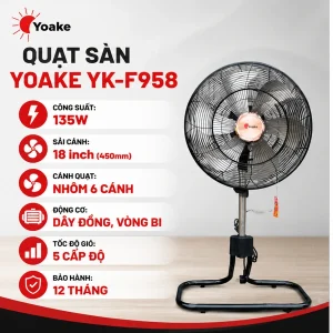 Quạt sàn Yoake YK-F958
