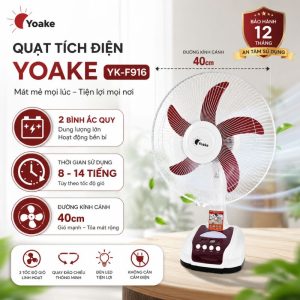 Quạt tích điện Yoake YK-F916