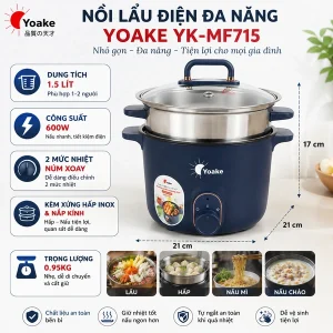Nồi Lẩu Điện Đa Năng Yoake YK-MF715