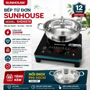 Bếp Từ Đơn Sunhouse SHD6876