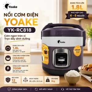 Nồi cơm điện YOAKE YK-RC818