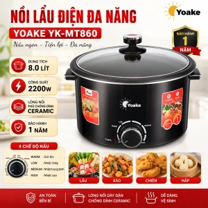 Nồi Lẩu điện đa năng Yoake YK-MT860