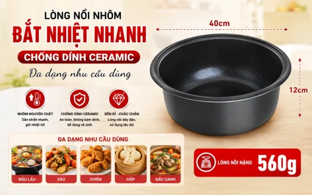 nồi lẩu điện đa năng cao cấp Yoake YK-MT860