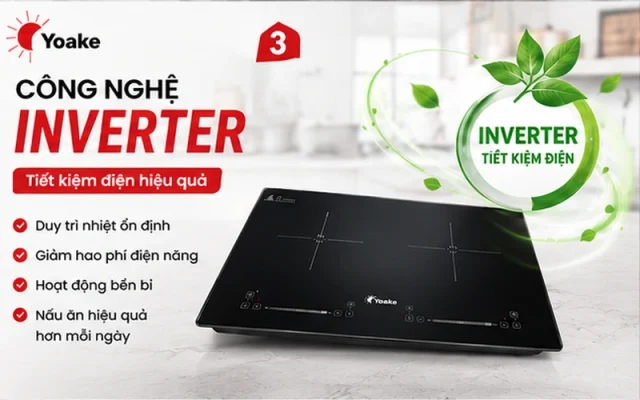 bếp điện đôi Yoake YK-IC955