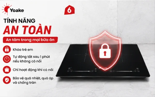 bếp từ đôi âm Yoake YK-IC955